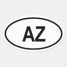 L'Arizona "AZ " Autocollants