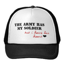 L'armée a mon soldat, mais j'ai son coeur casquette