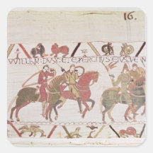 L'armée de William allant au Saint-Michel de Mont Autocollants