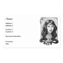 Larmes nacrées modèles de cartes de visite