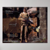 L'armure de Dieu - interprétation moderne Posters