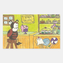 Larry le magasin de sucrerie de coccinelle autocollants