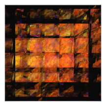 L'art abstrait de mur faire-part personnalisé