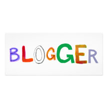 L'art coloré d'amusement de Blogger exprime le blo Cartons D'invitation Personnalisés