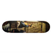 L'art de Johannes Vermeer de la peinture circa 166 Skateboards Personnalisables