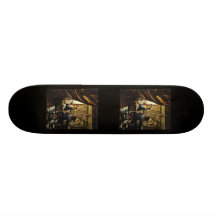 L'art de Johannes Vermeer de la peinture circa 166 Skateboards Customisés