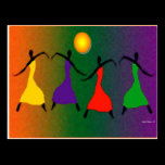 L'art de la danse cartes postales