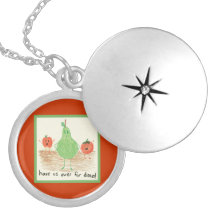 L'art de l'enfant, rouge pendentifs