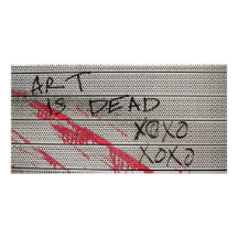 L'art est mort modèle pour photocarte