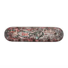 L'art extrême du panneau SK8 mangent par la rue Planches À Roulettes Customisées