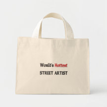 L'artiste de rue le plus chaud des mondes sacs fourre-tout