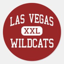 Las Vegas - chats sauvages - haut - Las Vegas Neva Adhésifs