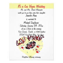 Las Vegas contemporain épousant le coeur Bristols Personnalisés
