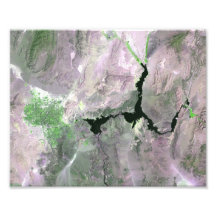 Las Vegas et le Lake Mead, Etats-Unis Photo D’art