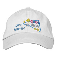 Las Vegas juste marié Casquette Brodée