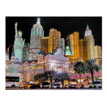 Las Vegas New York - carte postale de New York