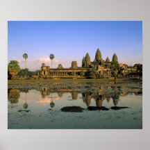 L'Asie, Cambodge, Siem Reap. Angkor Vat. 2 Posters