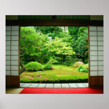 L'Asie, Japon, Kyoto. Jardin 2 de zen Affiche