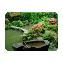 L'Asie, Japon, Kyoto. Jardin de zen Magnet En Vinyle