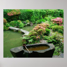 L'Asie, Japon, Kyoto. Jardin de zen Posters