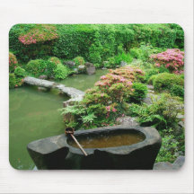 L'Asie, Japon, Kyoto. Jardin de zen Tapis De Souris