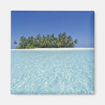 L'ASIE, Maldives, atoll d'Ari, inhabité Aimant