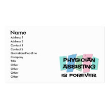 L'assistance de médecin est Forever Carte De Visite