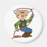 Lasso de cowboy magnets pour réfrigérateur