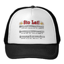 Lat de Sto ! Chanson avec des tasses de bière Casquettes