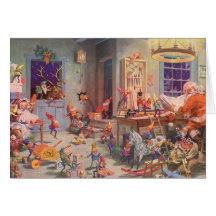 L'atelier personnalisable de Père Noël Cartes De Vœux