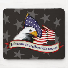 latin patriote conservateur de drapeau d'aigle de  tapis de souris