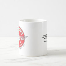 l'atlas a gesticulé la tasse de café du wagon-rest