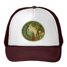 Laurier, Alphonse Mucha Casquettes De Camionneur