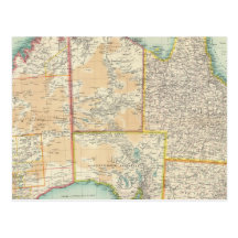 L'Australie composée Carte Postale