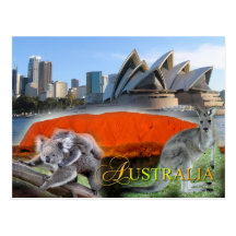 L'Australie diverse Carte Postale