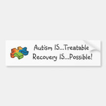 L'autisme EST… traitable ! La récupération EST… po Adhésif Pour Voiture