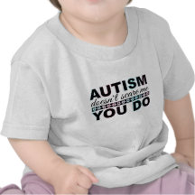 L'autisme ne m'effraye pas t-shirt