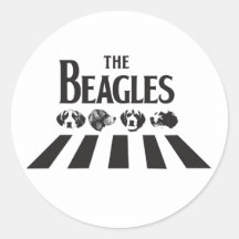 L'autocollant de beagles