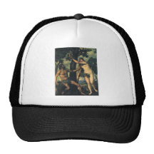 L'automne de l'homme ; Adam et Ève par Titian Casquettes De Camionneur