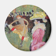 Lautrec - danse chez le Moulin rouge Aimants