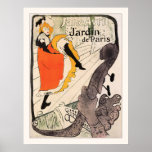 Lautrec : Jane Avril, Jardin De Paris Posters