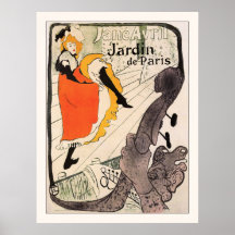 Lautrec : Jane Avril, Jardin De Paris Posters