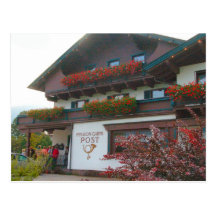 L'Autriche, bureau de poste de village de Zillerta Cartes Postales