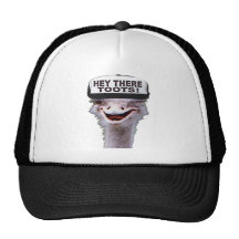 L'autruche 'HÉ SONNE LÀ ! "Chapeau Casquette