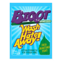 Lavage de BIGOT la haine loin ! [carte postale] cartes postales