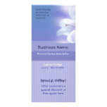 Lavande florale cartes doubles
