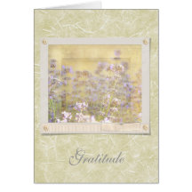 Lavande inspirée carte de vœux