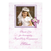Lavande religieuse florale faire-parts
