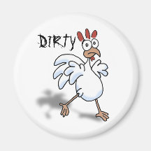 Lave-vaisselle SALE (poulet triste) Aimants