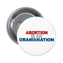 L'AVORTEMENT EST un bouton d'OBAMANATION Pin's Avec Agrafe